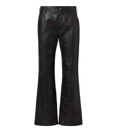 Loewe Logo leather flared pants | Thumbnail 1