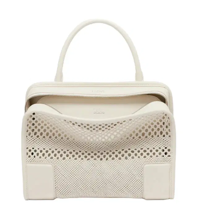 Loewe Amazona 180 Medium woven leather top-handle bag