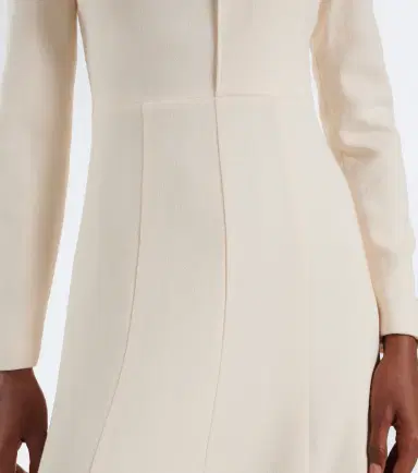 Roland Mouret Bow-detail wool crêpe cocktail dress | Thumbnail 2
