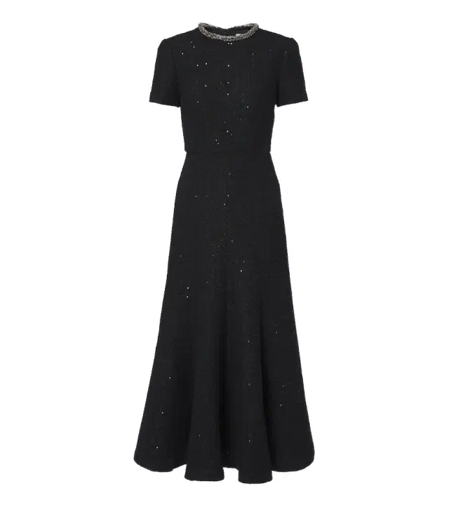 Roland Mouret Embellished bouclé cocktail dress