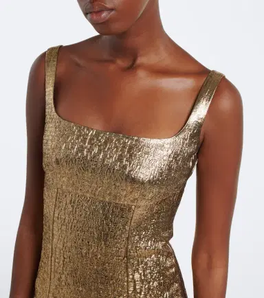 Roland Mouret Lamé jacquard gown | Thumbnail 3 Roland Mouret Lamé jacquard gown | Thumbnail 3