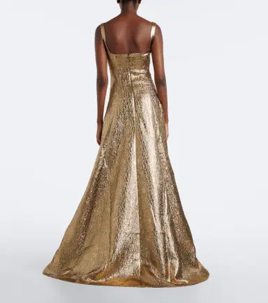 Roland Mouret Lamé jacquard gown | Thumbnail 5 Roland Mouret Lamé jacquard gown | Thumbnail 5