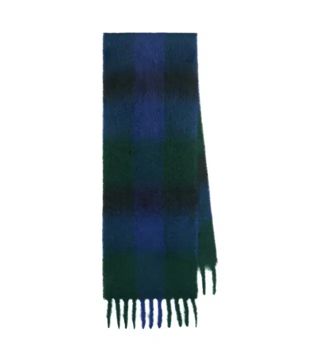 The Row Creana checked mohair and wool scarf