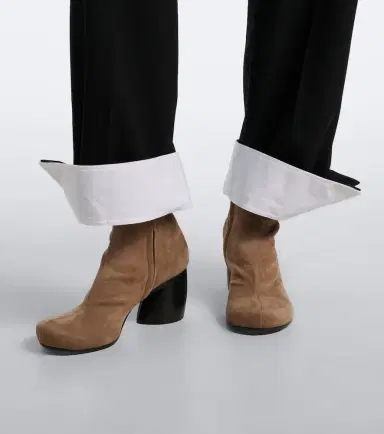 Loewe Paneled wool wide-leg pants | Thumbnail 3