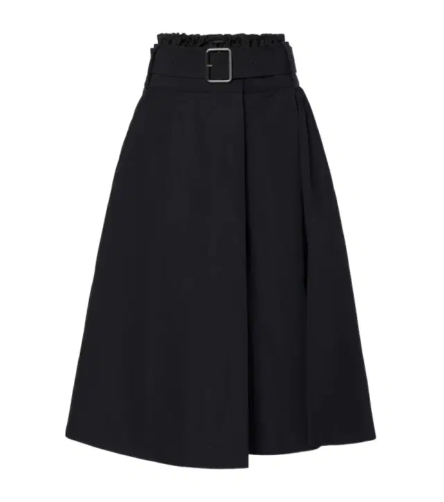 Loewe Belted cotton-blend midi skirt