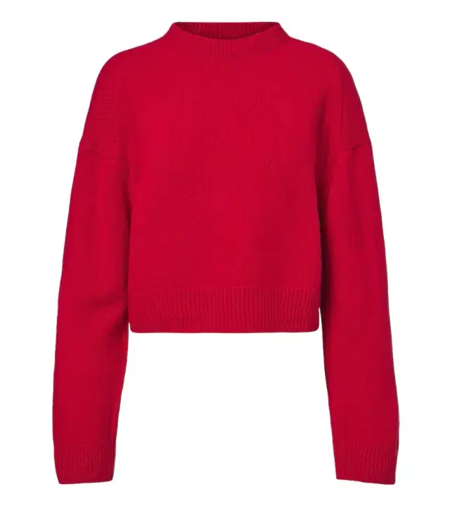 FFORME Marcela cropped wool and cashmere sweater