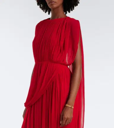 FFORME Kahlo draped jersey maxi dress | Thumbnail 3