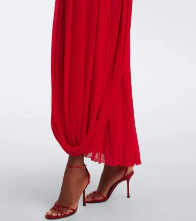 FFORME Kahlo draped jersey maxi dress | Thumbnail 5