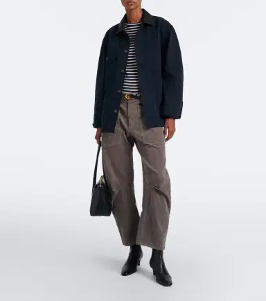Nili Lotan Shon cotton-blend barrel-leg pants | Thumbnail 5 Nili Lotan Shon cotton-blend barrel-leg pants | Thumbnail 5