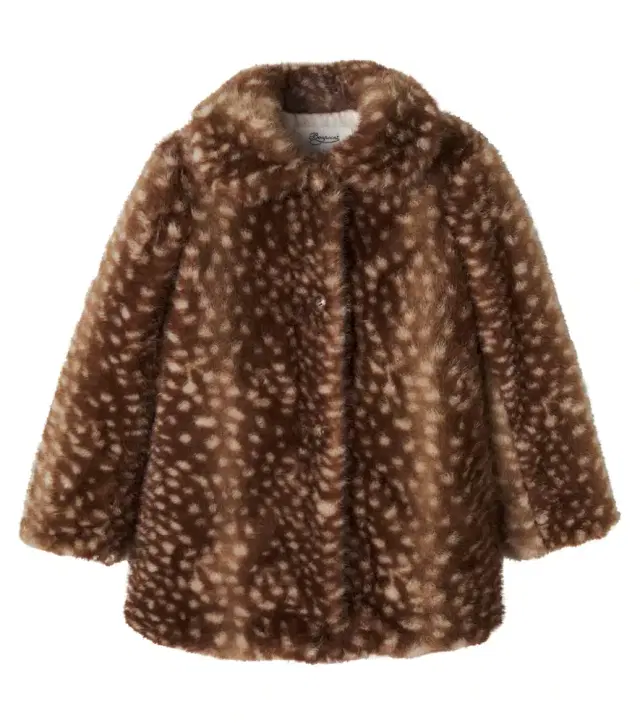 Bonpoint Doogie printed teddy coat