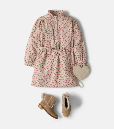 Bonpoint Tiphany belted printed cotton dress | Thumbnail 3 Bonpoint Tiphany belted printed cotton dress | Thumbnail 3