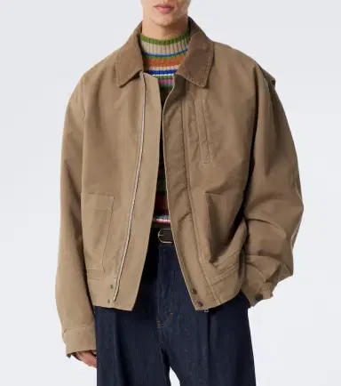 Dries Van Noten Corduroy-trimmed cotton field jacket | Thumbnail 4 Dries Van Noten Corduroy-trimmed cotton field jacket | Thumbnail 4