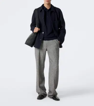 Dries Van Noten Argyle open-knit wool polo shirt | Thumbnail 6