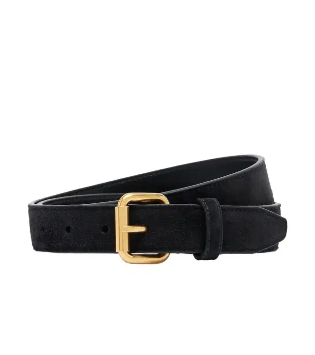 The Row Geo suede belt