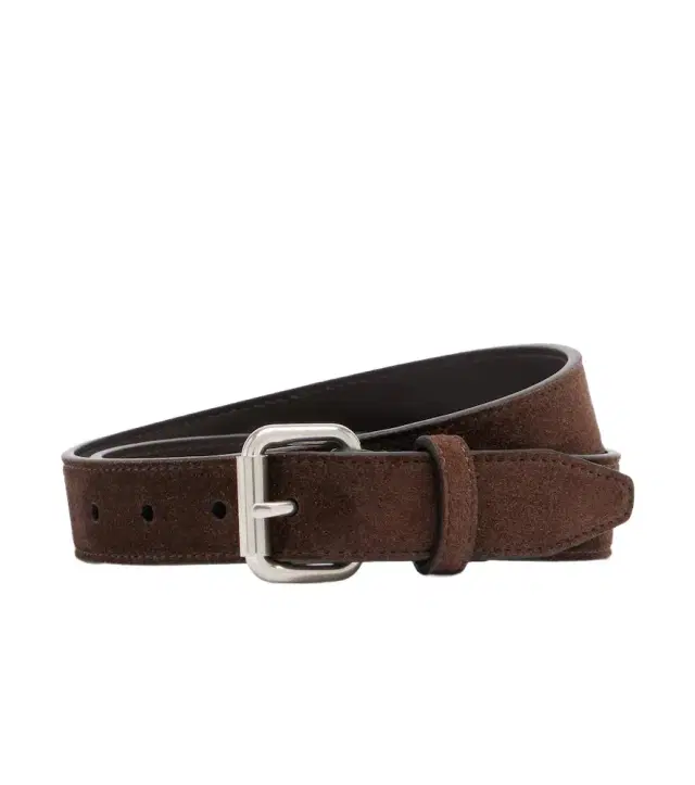 The Row Geo suede belt