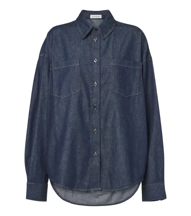 The Frankie Shop Deira denim shirt