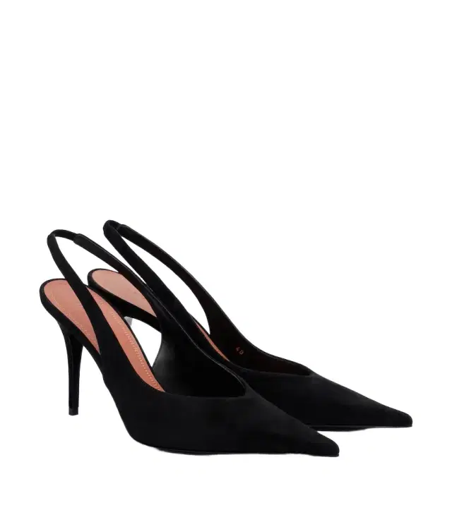 Amina Muaddi Anok suede slingback pumps