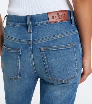 Gucci Mid-rise flared jeans | Thumbnail 3