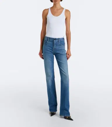 Gucci Mid-rise flared jeans | Thumbnail 4