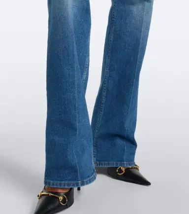 Gucci Mid-rise flared jeans | Thumbnail 7