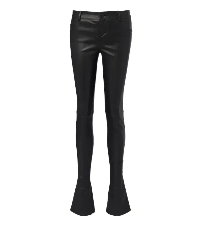 Gucci Leather slim pants
