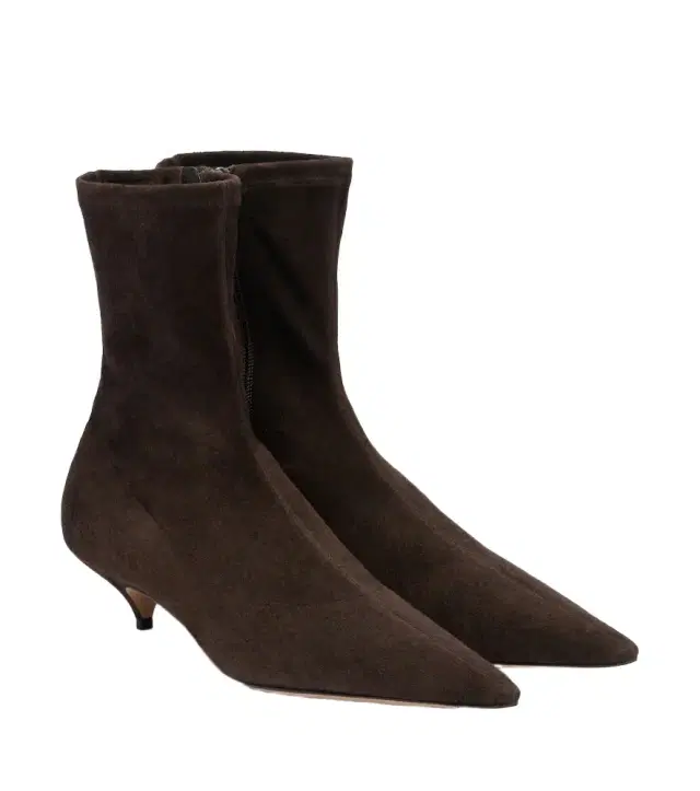 The Row Liisa suede ankle boots