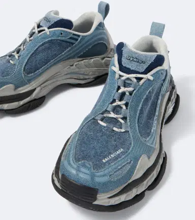Balenciaga Triple S 2 denim sneakers | Thumbnail 5 Balenciaga Triple S 2 denim sneakers | Thumbnail 5