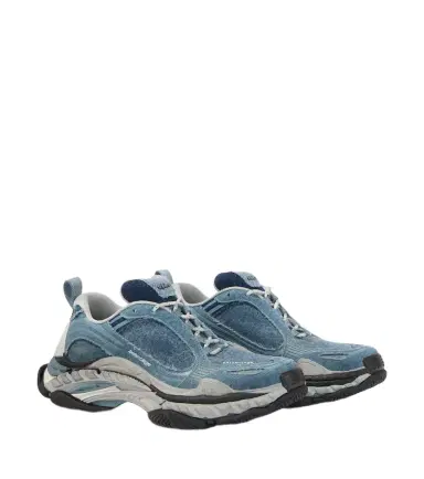Balenciaga Triple S 2 denim sneakers | Thumbnail 1 Balenciaga Triple S 2 denim sneakers | Thumbnail 1