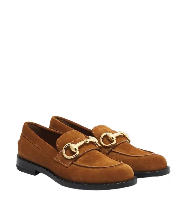 Gucci Horsebit suede loafers