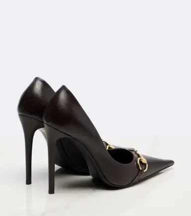 Gucci Donna Horsebit leather pumps | Thumbnail 3 Gucci Donna Horsebit leather pumps | Thumbnail 3