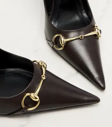 Gucci Donna Horsebit leather pumps | Thumbnail 6 Gucci Donna Horsebit leather pumps | Thumbnail 6