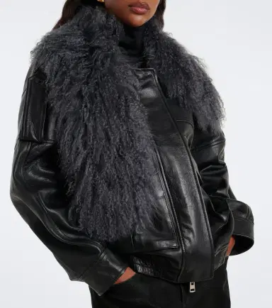 Yves Salomon Shearling scarf | Thumbnail 3