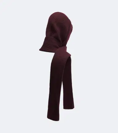 Yves Salomon Ribbed-knit wool and cashmere hood | Thumbnail 3