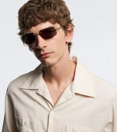 Cartier Eyewear Collection Signature C rectangular sunglasses | Thumbnail 3