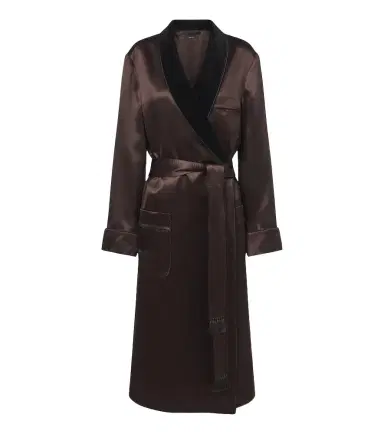 Tom Ford Silk satin wrap coat | Thumbnail 1