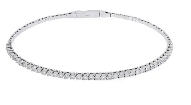 Wish Fine Jewelry 0.50ct Diamond 14K Gold Tennis Bracelet