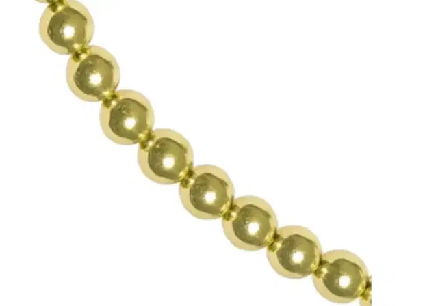Wish Fine Jewelry 14K Gold Bead Chain Bracelet