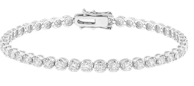 Wish Fine Jewelry 2.000ct Diamond Platinum Tennis Bracelet
