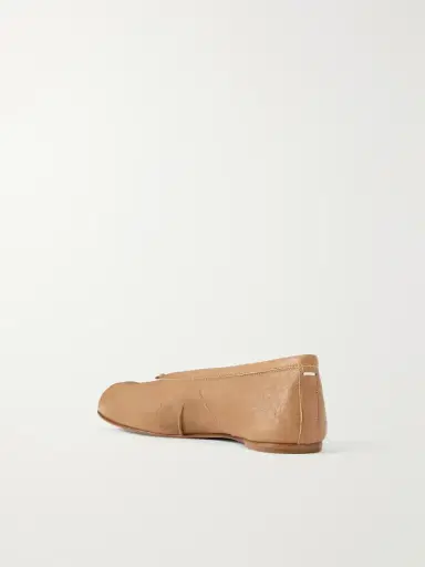 Maison Margiela Tabi Split-toe Textured-leather Ballet Flats | Thumbnail 3 Maison Margiela Tabi Split-toe Textured-leather Ballet Flats | Thumbnail 3