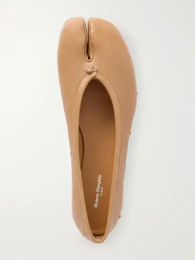 Maison Margiela Tabi Split-toe Textured-leather Ballet Flats | Thumbnail 6 Maison Margiela Tabi Split-toe Textured-leather Ballet Flats | Thumbnail 6