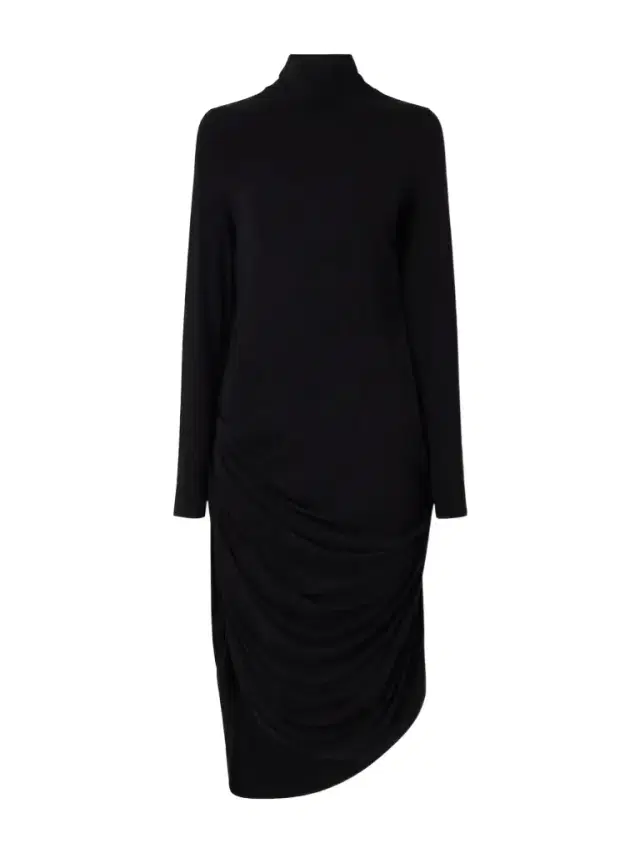 Proenza Schouler White Label Imogen Jersey Turtleneck Midi Dress
