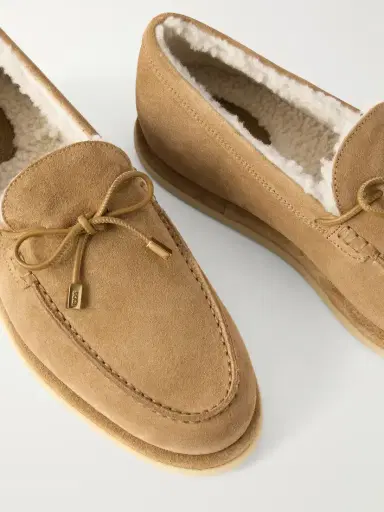 Tod's Gommino Shearling Suede Loafers | Thumbnail 5 Tod's Gommino Shearling Suede Loafers | Thumbnail 5