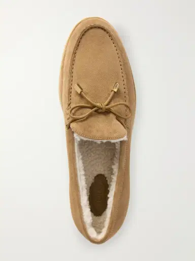 Tod's Gommino Shearling Suede Loafers | Thumbnail 6 Tod's Gommino Shearling Suede Loafers | Thumbnail 6