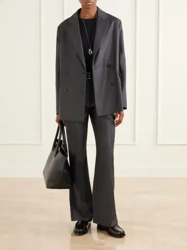 Loulou de Saison Donau Double-breasted Wool Blazer | Thumbnail 2