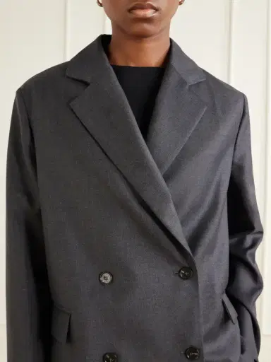 Loulou de Saison Donau Double-breasted Wool Blazer | Thumbnail 5