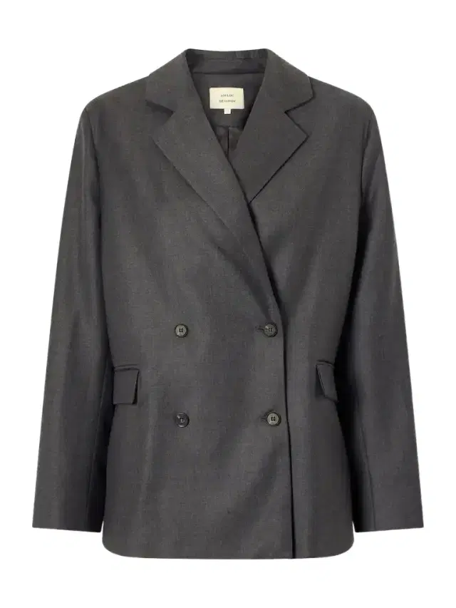 Loulou de Saison Donau Double-breasted Wool Blazer