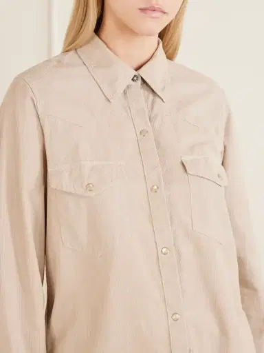 Nili Lotan Travis Cotton Corduroy Shirt | Thumbnail 4 Nili Lotan Travis Cotton Corduroy Shirt | Thumbnail 4