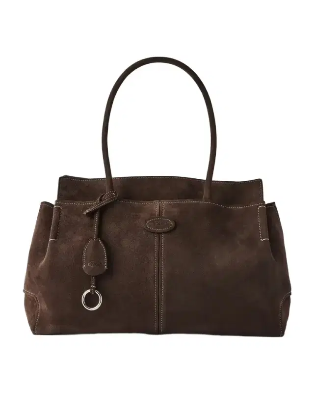 Tod's Logo-embossed Suede Tote