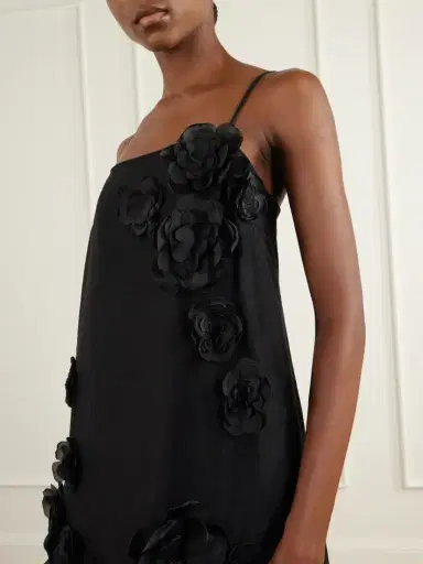 Aje Cloudscape Flower-appliqué Lyocell And Linen-blend Tank Top | Thumbnail 5 Aje Cloudscape Flower-appliqué Lyocell And Linen-blend Tank Top | Thumbnail 5