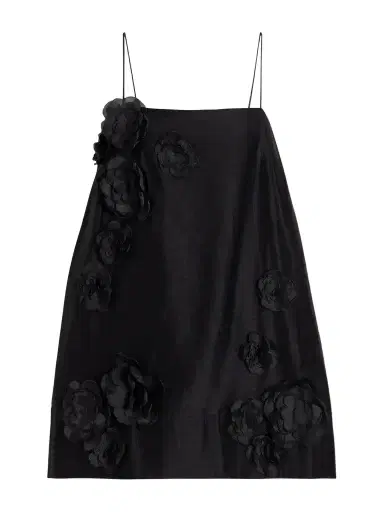 Aje Cloudscape Flower-appliqué Lyocell And Linen-blend Tank Top | Thumbnail 1 Aje Cloudscape Flower-appliqué Lyocell And Linen-blend Tank Top | Thumbnail 1